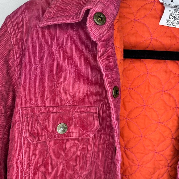 CAbi Women's Quilted Jacket - Pink and Orange - Picture 5 of 5